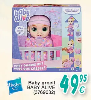 Aanbieding: Baby groeit BABY ALIVE