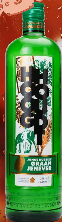 Aanbieding: Hooghoudt jonge dubbele graan jenever