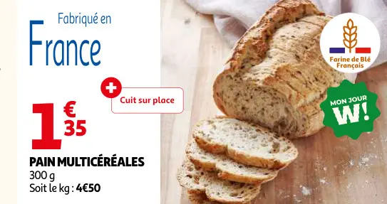 Offre: Pain multicéréales