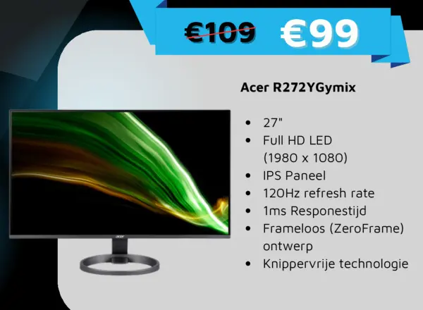 Aanbieding: Acer R272YGymix