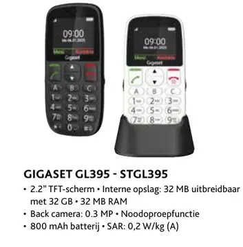 Aanbieding: Gigaset gl395 - stgl395