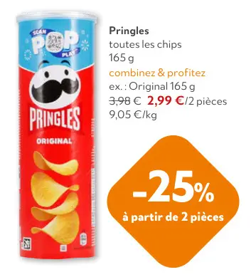 Offre: Pringles