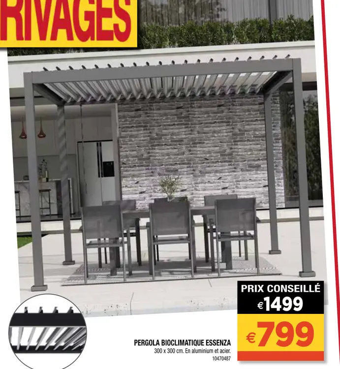 Aanbieding: Pergola bioclimatique essenza