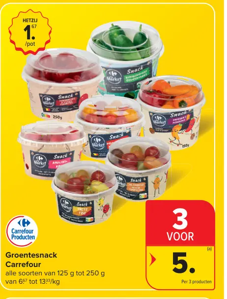 Promotie: Groentesnack