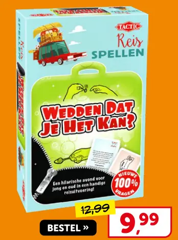 Promotie: Reisspellen Wedden Dat Je Het Kan?