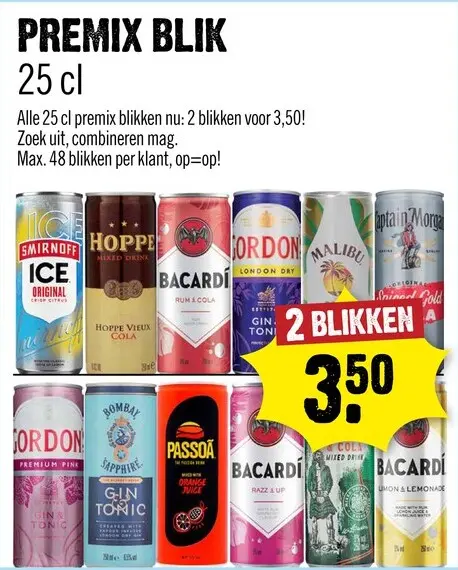 Aanbieding: Premix blik