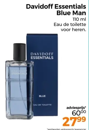 Aanbieding: Davidoff Essentials Blue Man