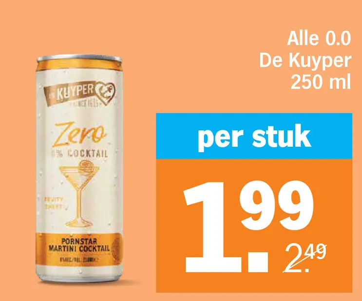 Aanbieding: Pornstar Martini Cocktail