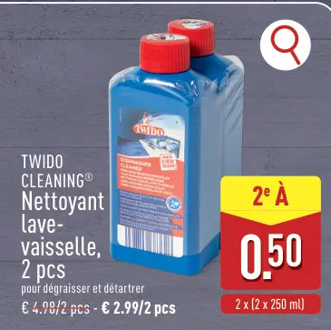 Offre: Nettoyant lave-vaisselle