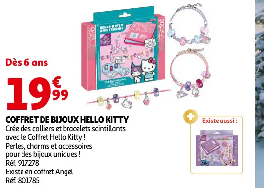 Offre: Coffret de bijoux Hello Kitty