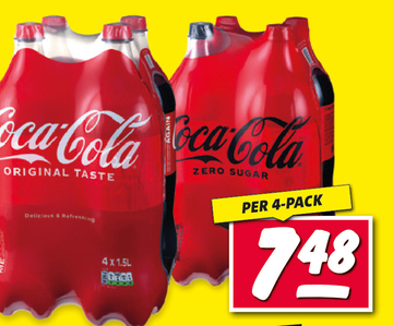 Aanbieding: Coca Cola 4 pack