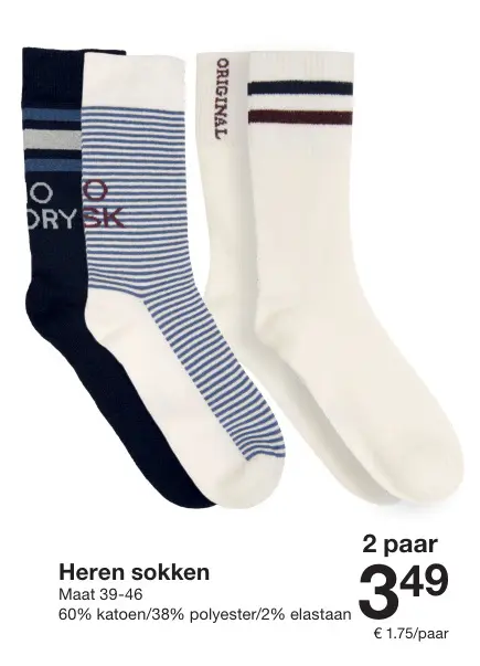 Aanbieding: Heren sokken