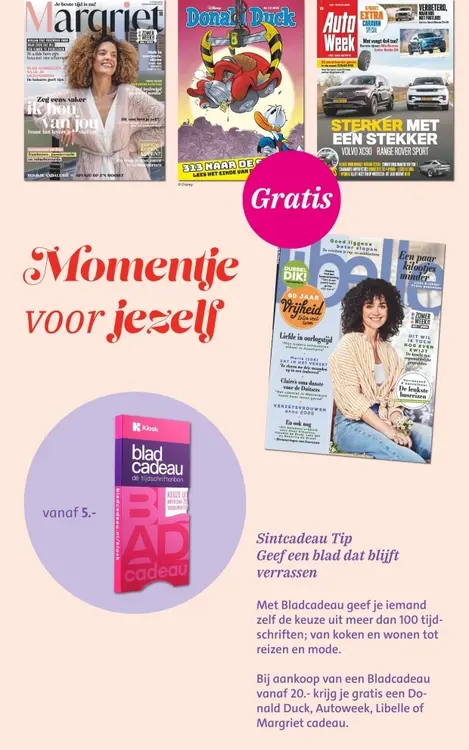 Aanbieding: Bladcadeau