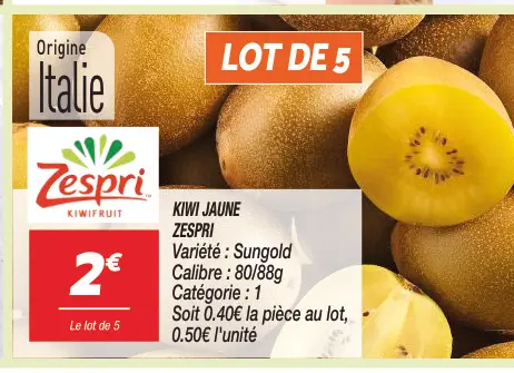 Offre: Kiwi jaune