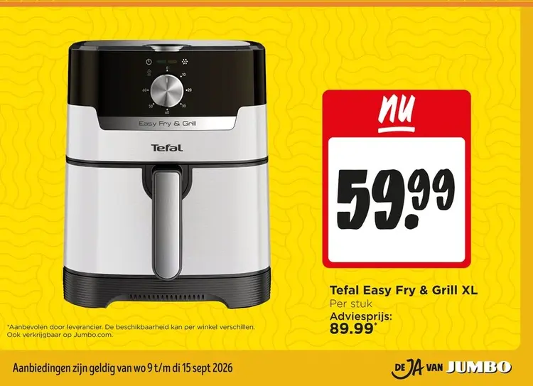 Aanbieding: Tefal Easy Fry & Grill XL