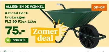 Aanbieding: Altrad Fort kruiwagen FLZ 90 Flex Lite