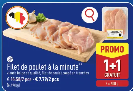 Offre: Filet de poulet à la minute