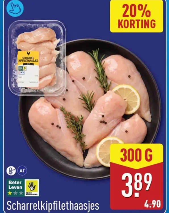 Aanbieding: Scharrelkipfilethaasjes