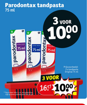 Aanbieding: Parodontax tandpasta