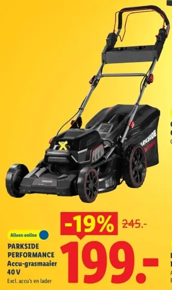 Aanbieding: Accu-grasmaaier
