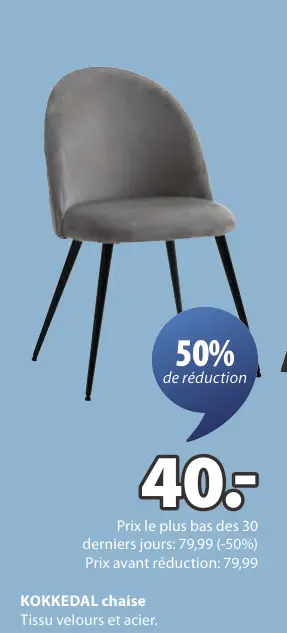 Offre: KOKKEDAL chaise