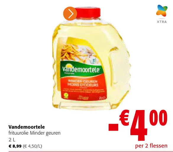 Promotie: frituurolie Minder geuren