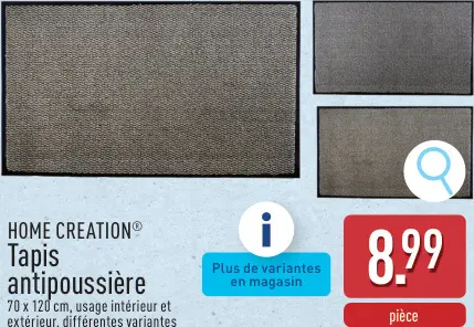 Offre: Tapis antipoussière