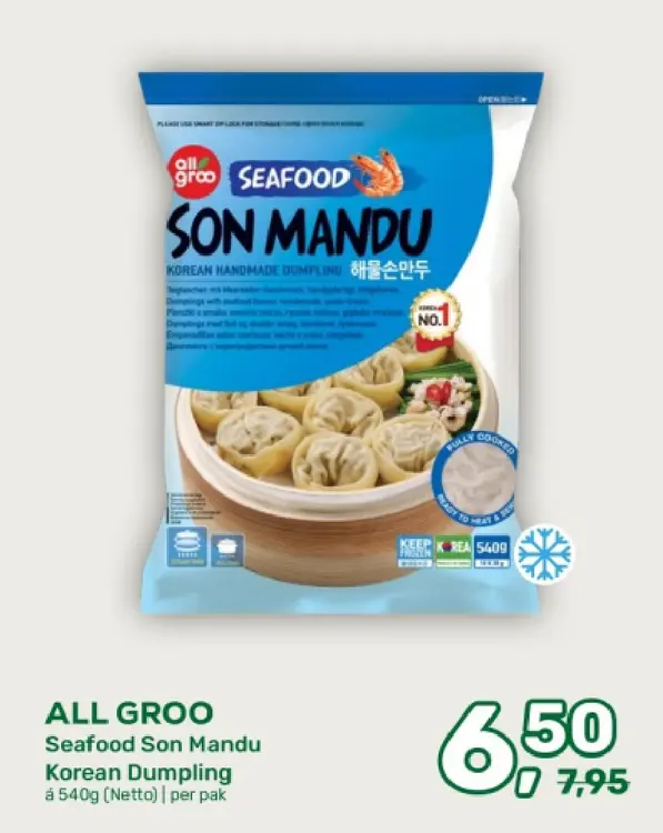 Aanbieding: Seafood Son Mandu Korean Dumpling