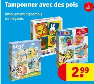 Offre: Tamponner avec des pois