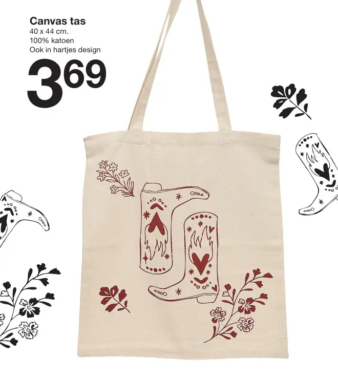 Promotie: Canvas tas