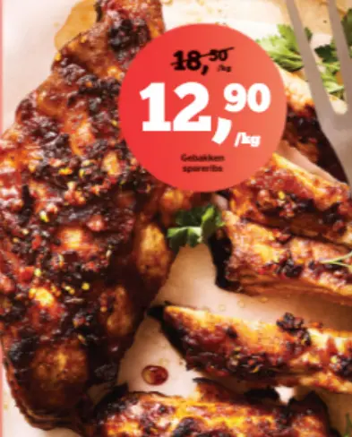 Promotie: Gebakken spareribs