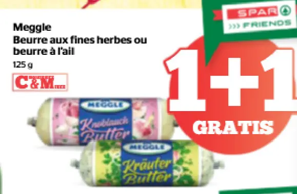 Offre: Beurre aux fines herbes ou beurre à l'ail