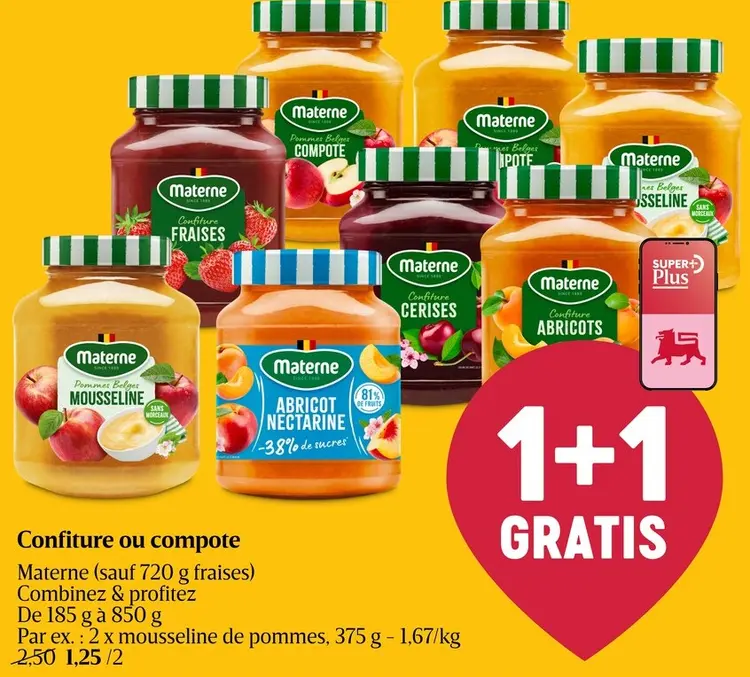 Offre: Confiture ou compote