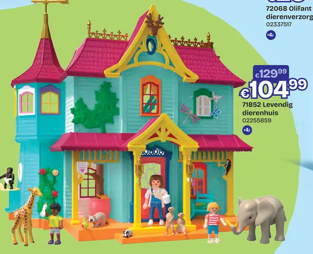 Promotie: 71852 Playmobil Levendig dierenhuis