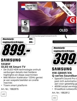 Promotie: OLED 4K Smart TV