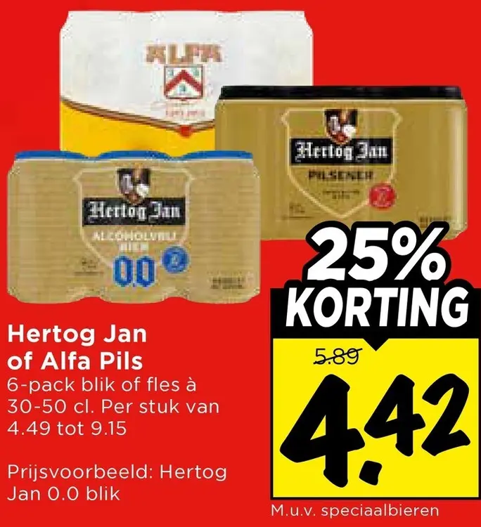 Aanbieding: Pils of Alfa Pils