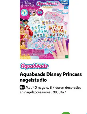 Aanbieding: Aquabeads Disney Princess nagelstudio
