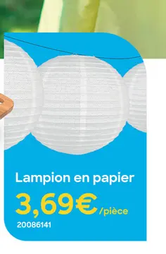 Offre: Lampion en papier