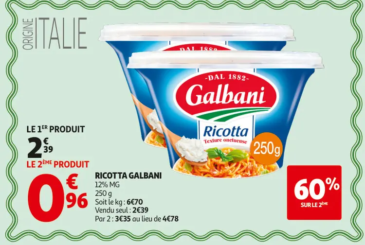 Promotie: Ricotta