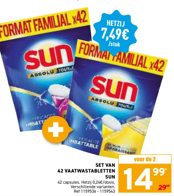 Promotie: Vaatwastabletten