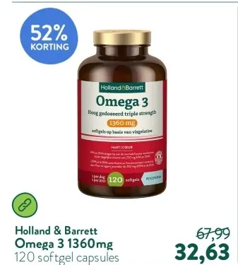 Aanbieding: Omega 3 1360mg