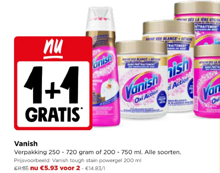 Promotie: Vlekverwijderaar