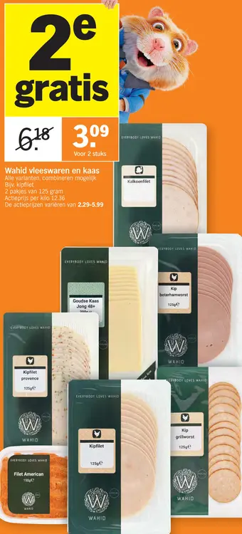 Promotie: Wahid vleeswaren en kaas
