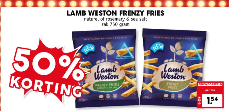 Aanbieding: Frenzy fries