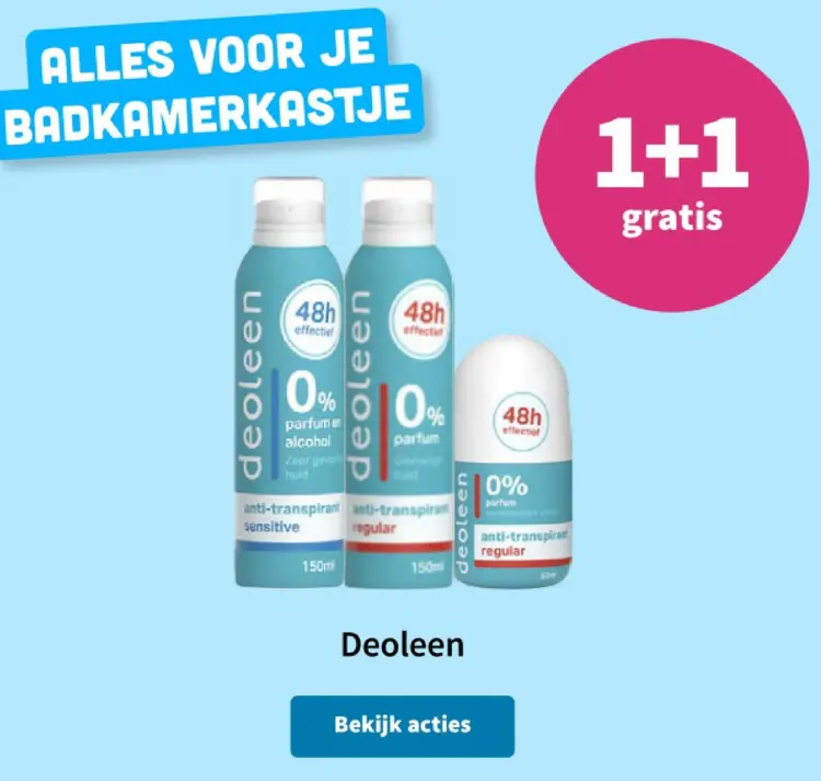 Promotie: Deoleen anti-transpirant