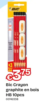 Offre: Crayon graphite en bois