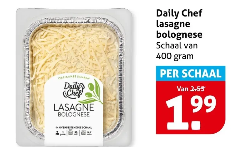 Aanbieding: Lasagne bolognese