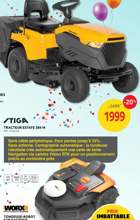 Promotie: Tracteur estate 384 m