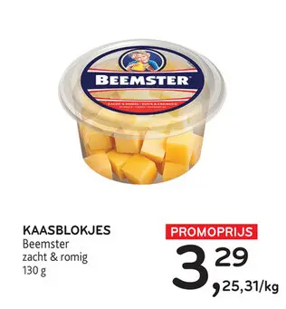Promotie: Kaasblokjes