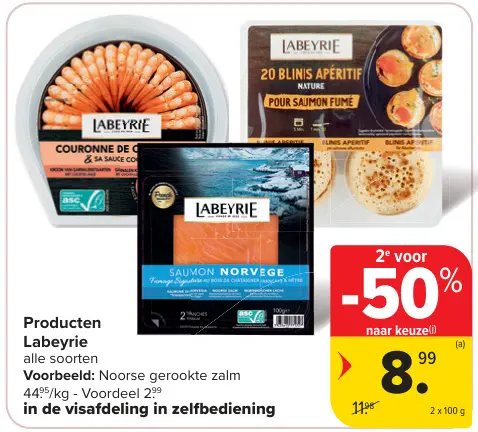 Promotie: Producten Labeyrie